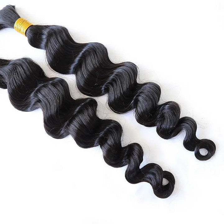Loose Wave Bulk Hair Extensions for Braiding