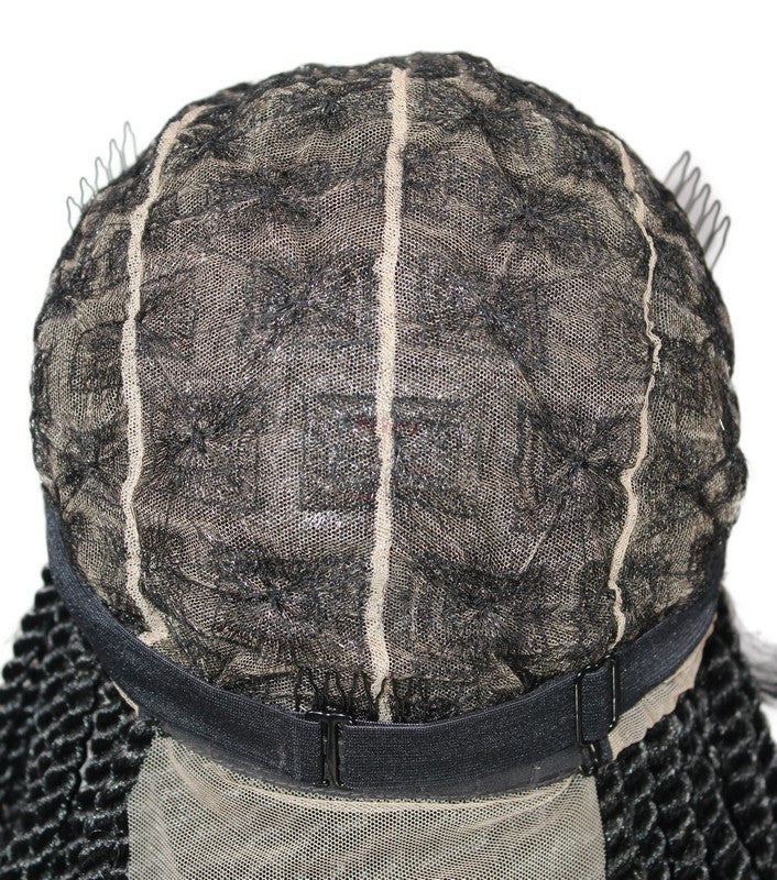 24Inch Full Lace Front Wigs Braided Wigs Synthetic Wigs