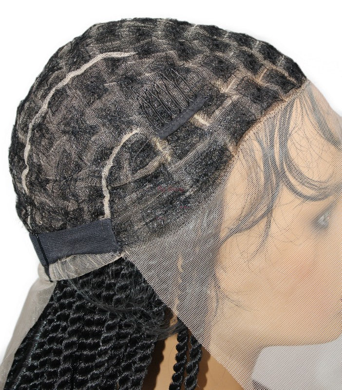 24Inch Full Lace Front Wigs Braided Wigs Synthetic Wigs