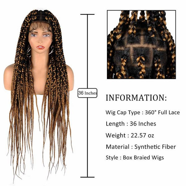 Full Lace Braid Wig_K45