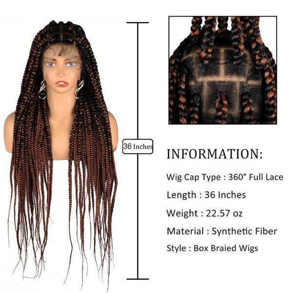 Full Lace Braid Wig_K45