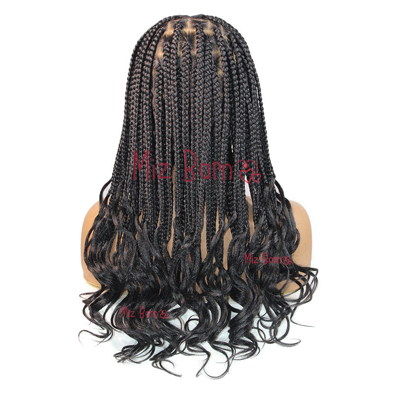 18" Full Lace Front Wigs Braided Wigs Synthetic Wigs