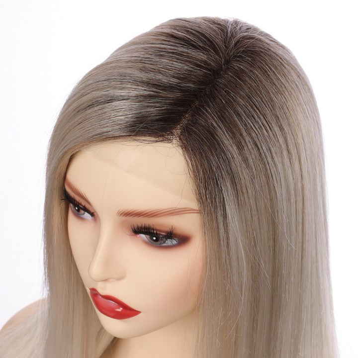 Straight Synthetic Wig-Light Blonde