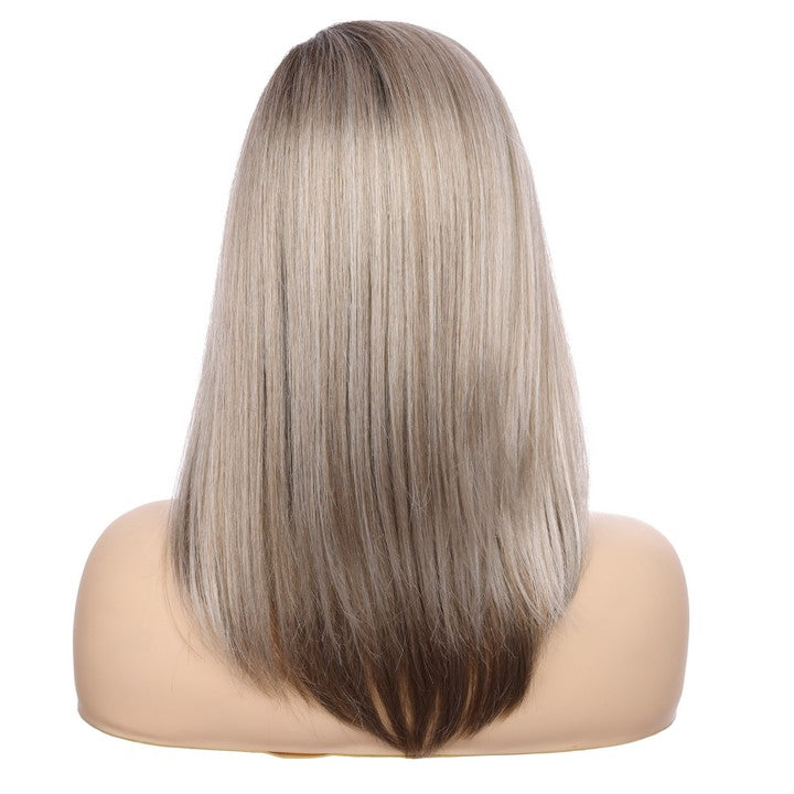 Straight Synthetic Wig-Gray