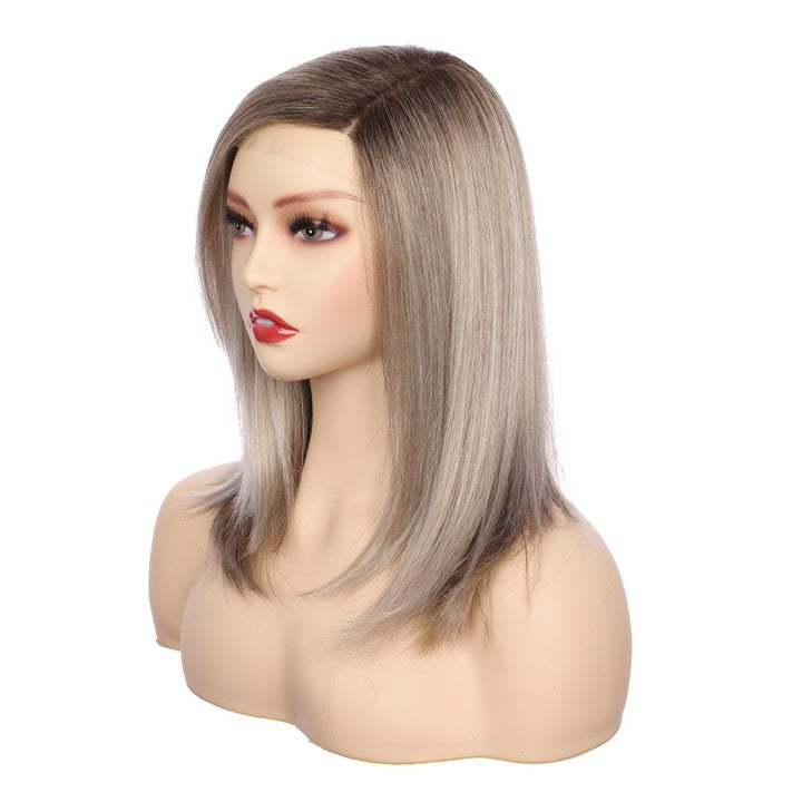 Straight Synthetic Wig-Gray