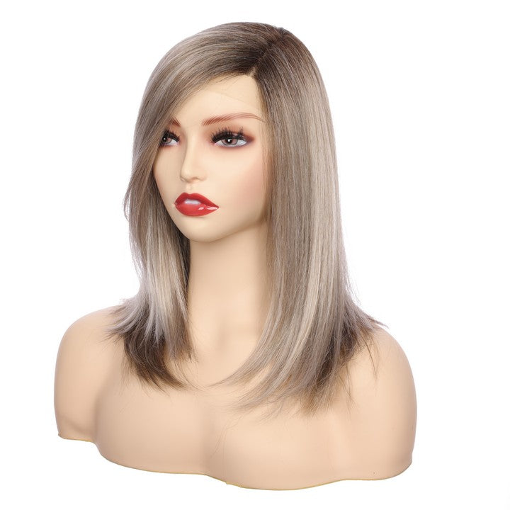 Straight Synthetic Wig-Gray