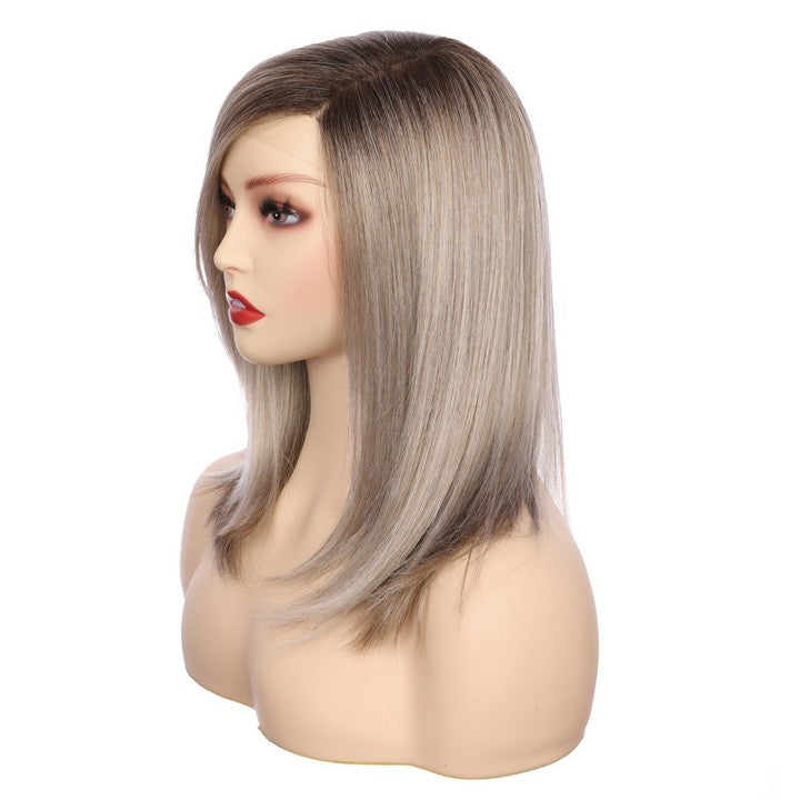 Straight Synthetic Wig-Gray