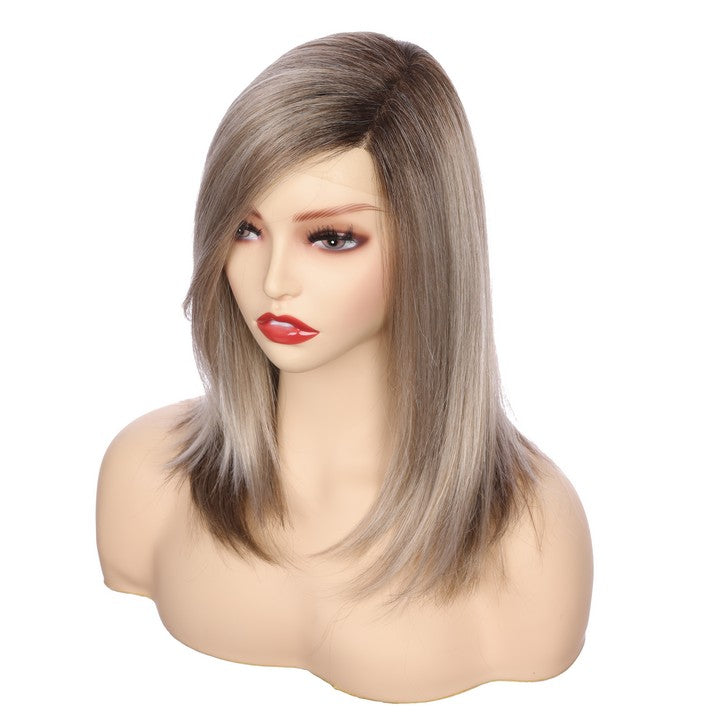Straight Synthetic Wig-Gray