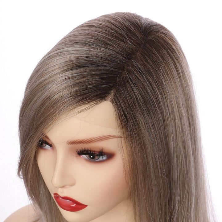 Straight Synthetic Wig-Gray