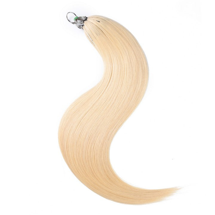 Honey Blonde Nano Ring Tip Human Hair Extensions-22Inch