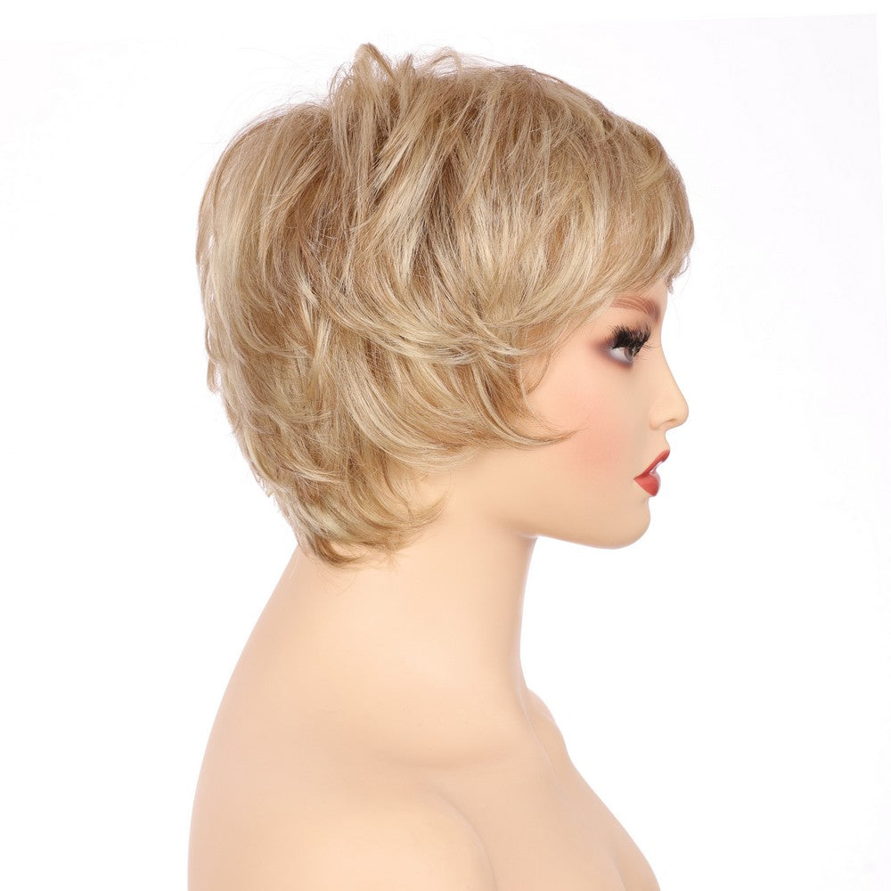 Synthetic Short Curly Wig-Honey Blonde