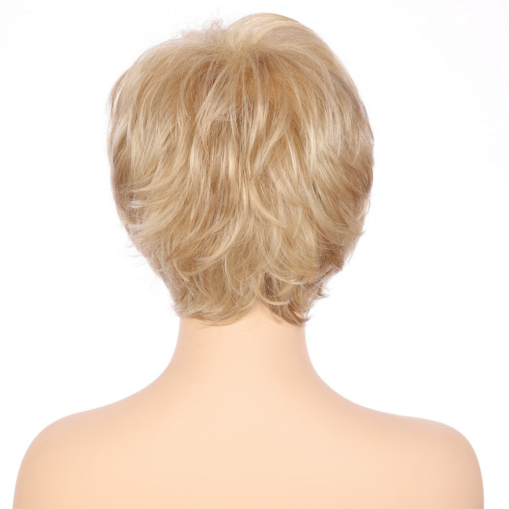 Synthetic Short Curly Wig-Honey Blonde