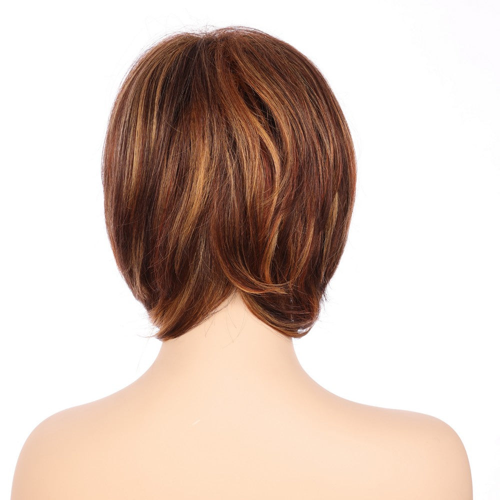 Dark Brwon (#T132/33/40) Synthetic Short Curly Wig
