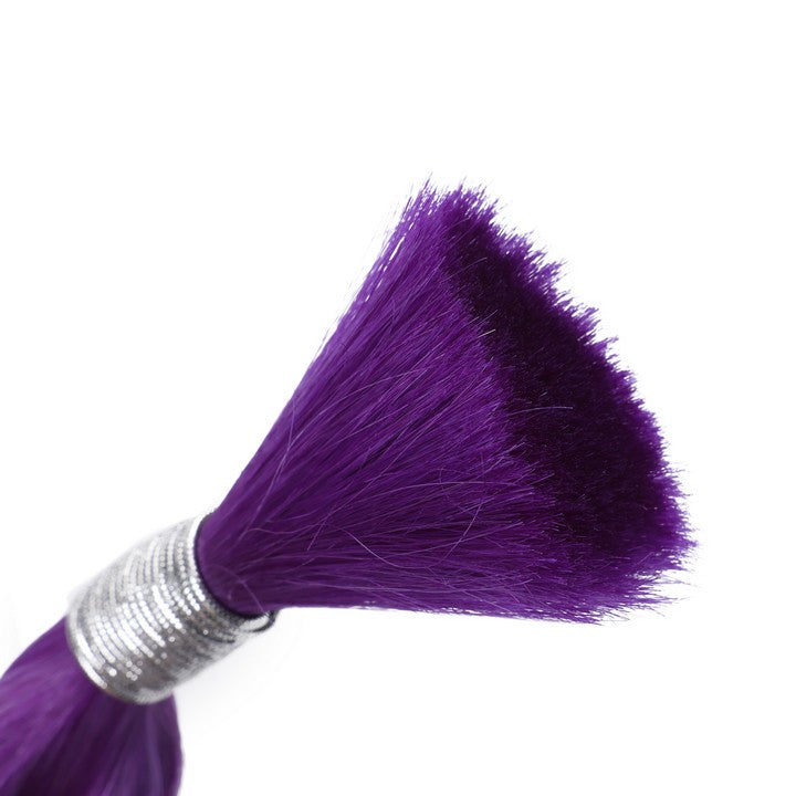 Dark Purple Wet & Wavy Bulk Hair Extensions for Braiding