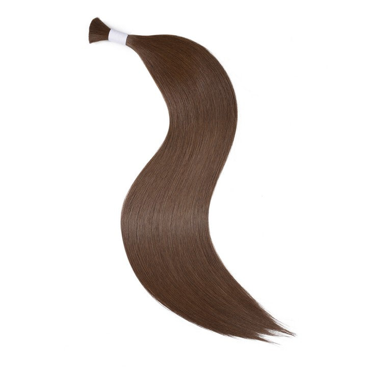 Dark Brown #MM Wet & Wavy Bulk Hair Extensions for Braiding