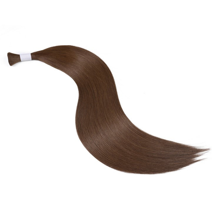 Dark Brown #MM Wet & Wavy Bulk Hair Extensions for Braiding