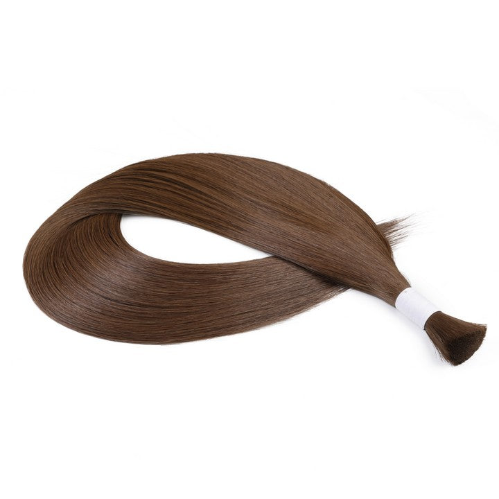 Dark Brown #MM Wet & Wavy Bulk Hair Extensions for Braiding
