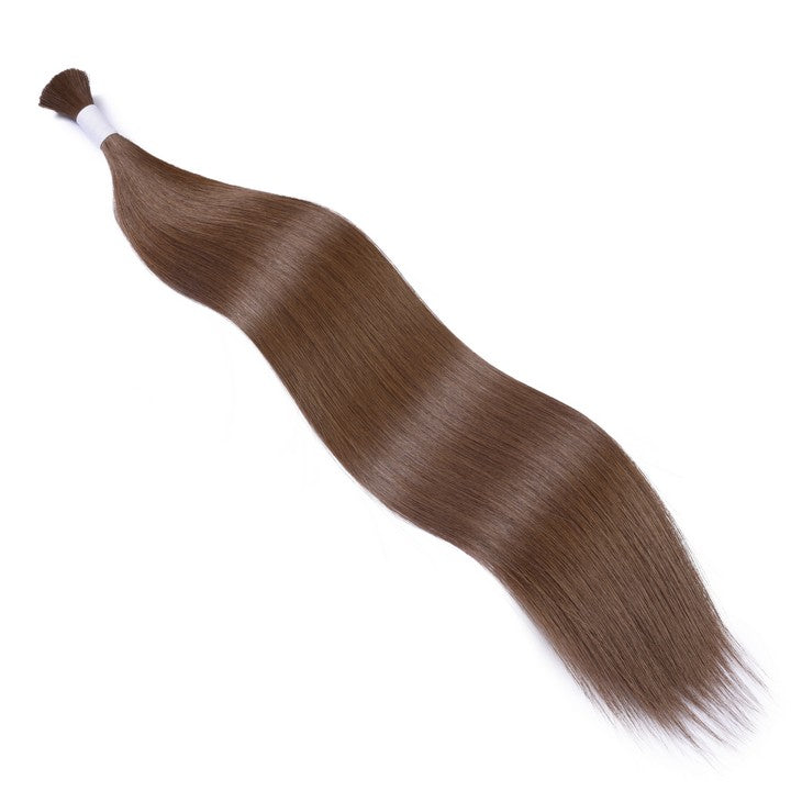 Dark Brown #MM Wet & Wavy Bulk Hair Extensions for Braiding