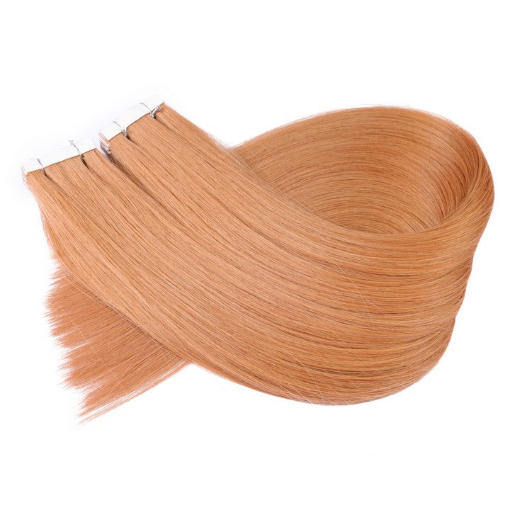 Ginger Blonde #27 Tape In Human Hair Extensions-20Inch