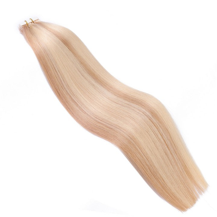 Honey Blonde #16/613 Tape In Human Hair Extensions-20Inch