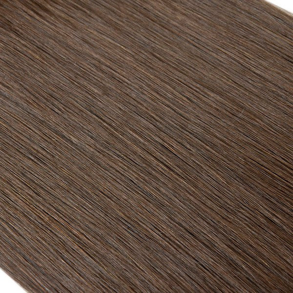 Chocolate Brwon (#4) PU Clip In Hair Extension