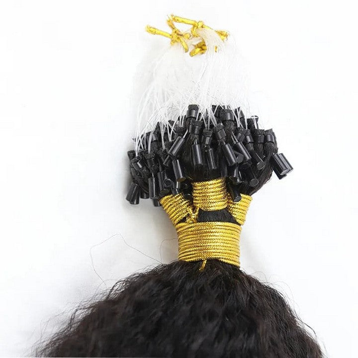 Kinky Straight Micro Loop Hair Extension