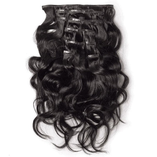 Seamless Clip In Hair Extensions Body Wave