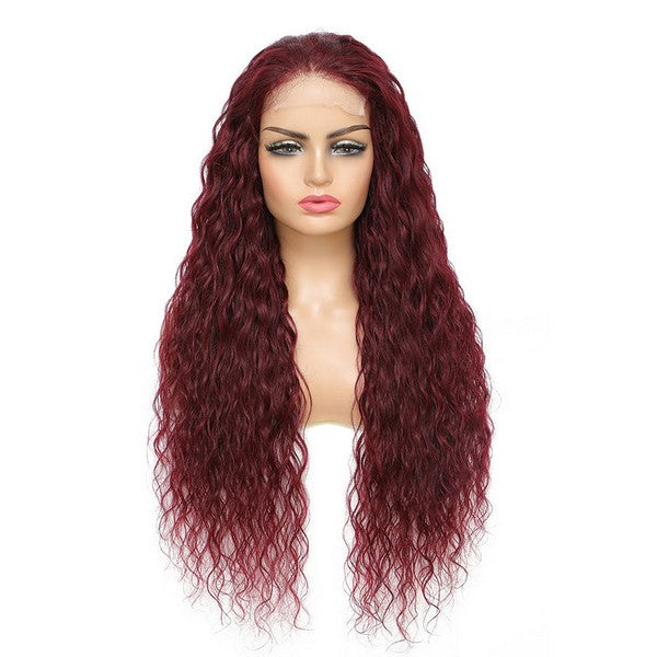 Water Wave Wig-Burgundy