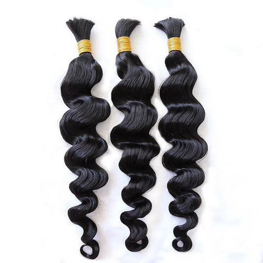 Loose Wave Bulk Hair Extensions for Braiding