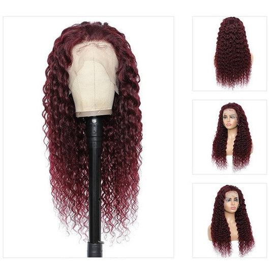 Deep Wave Wig-Burgundy