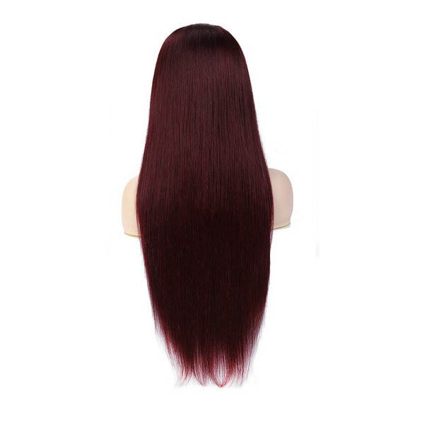 Straight Wig-Burgundy