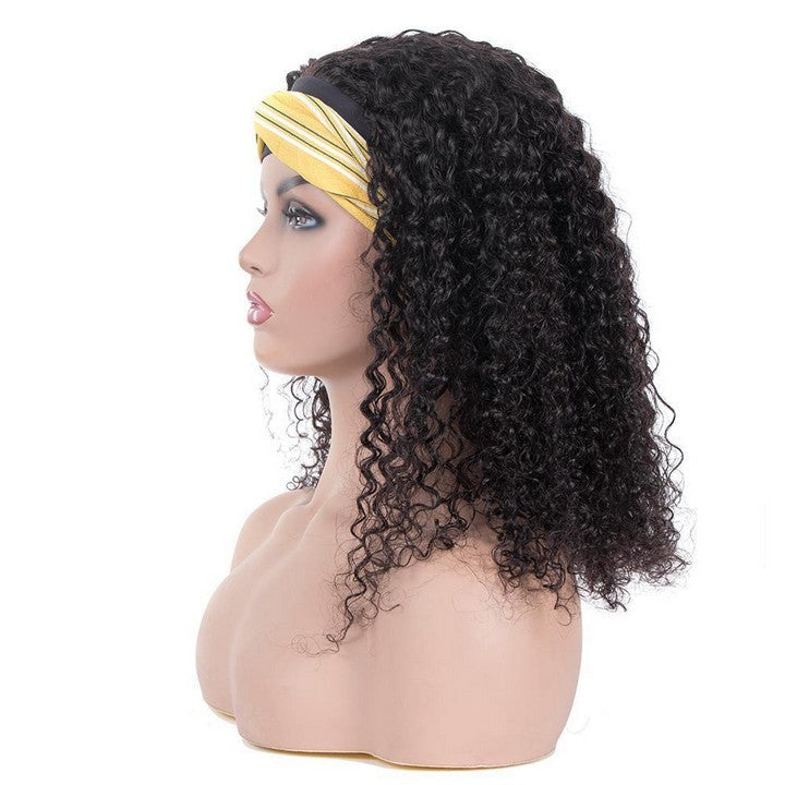 Jerry Curly Headband Wig