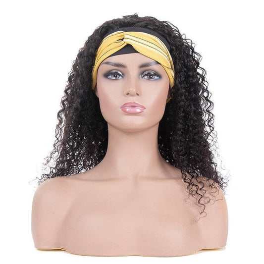 Jerry Curly Headband Wig