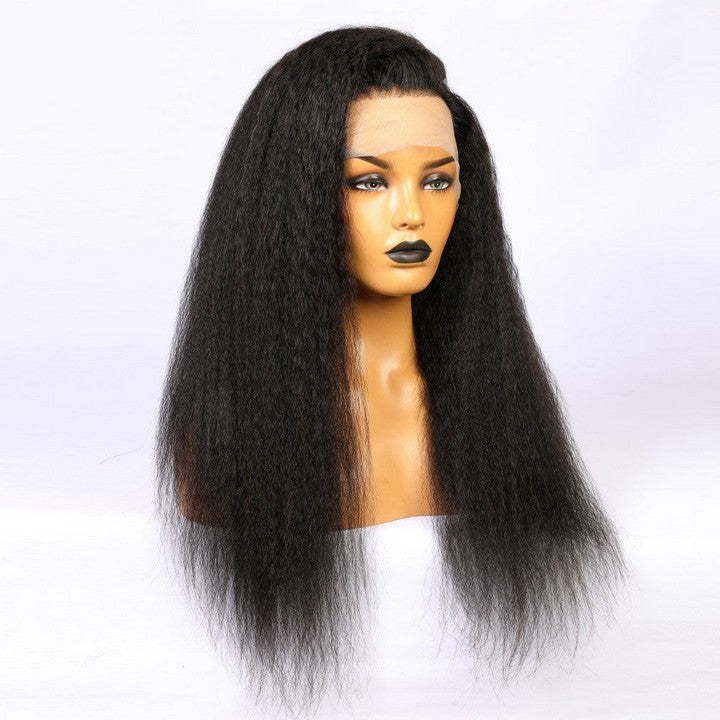 Full Lace Wig Kinky Straight