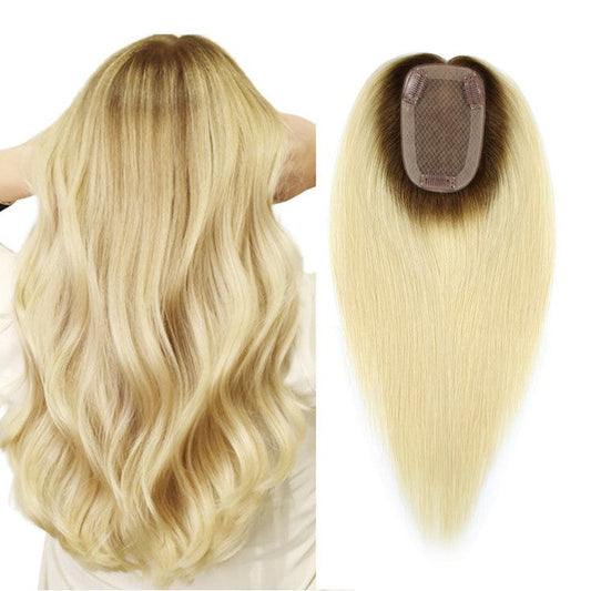 Silk Top Hair Topper Ombre Color T6-613