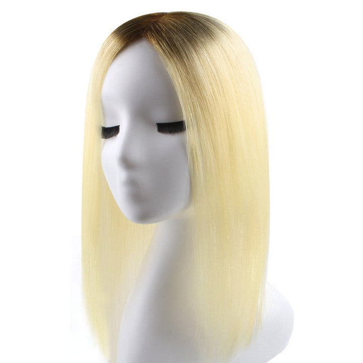 Silk Top Hair Topper Ombre Color T6-613