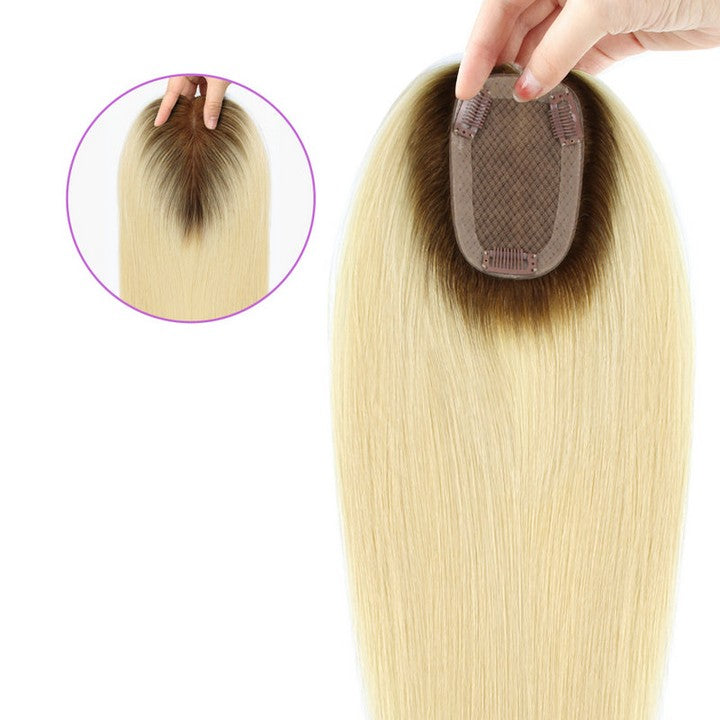 Silk Top Hair Topper Ombre Color T6-613