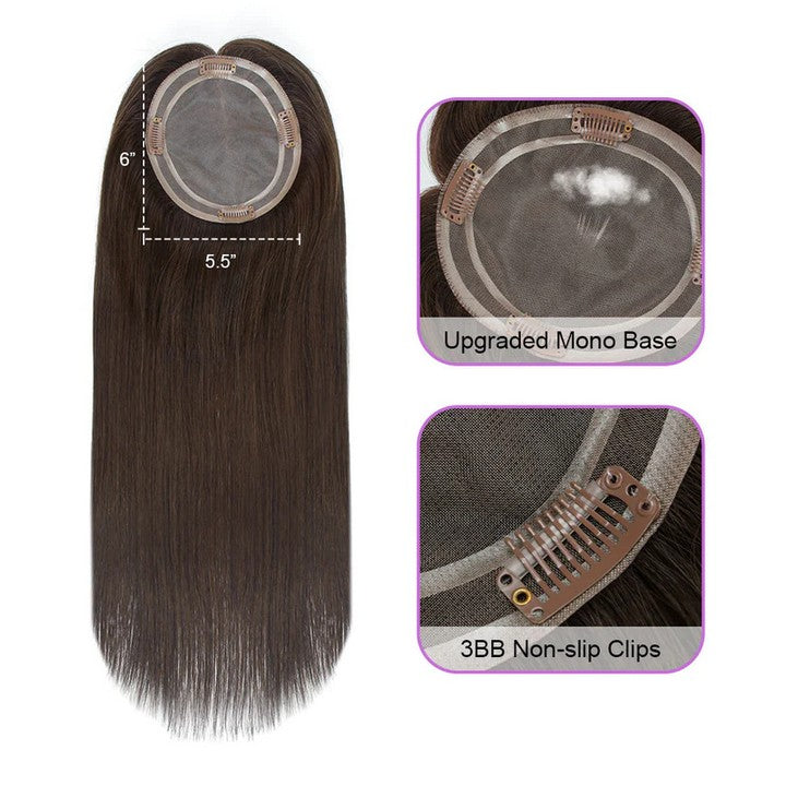 Mono Top Hair Topper Color 2#