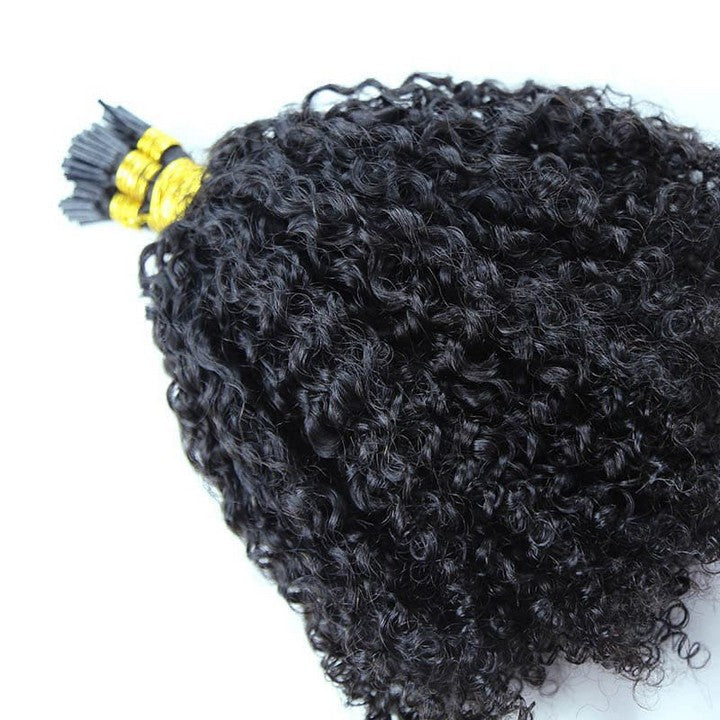 Kinky Curly I Tip Hair Extension