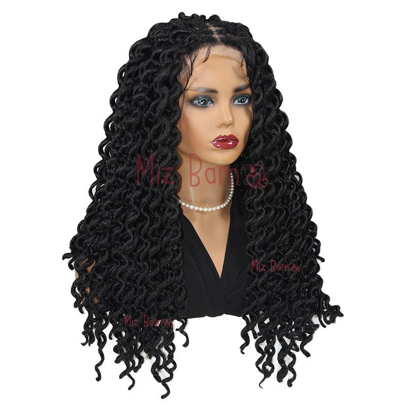 Full Lace Front Wigs Braided Wigs Synthetic Wigs 24Inch