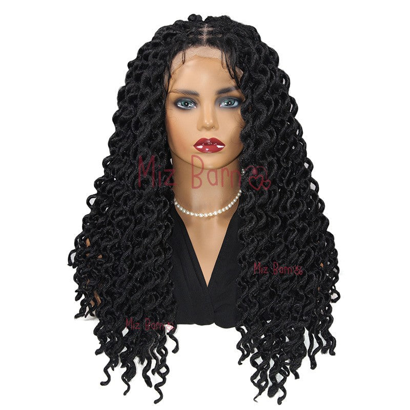 Full Lace Front Wigs Braided Wigs Synthetic Wigs 24Inch