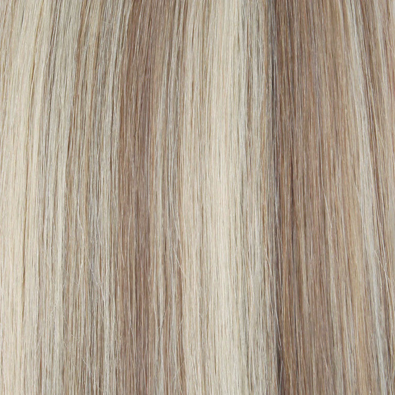 Beige Blonde Balayage(#P8/60) Halo Hair Extensions Highlights