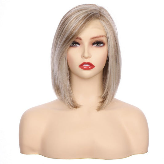 Straight Bob Synthetic Wig-Ombre Color