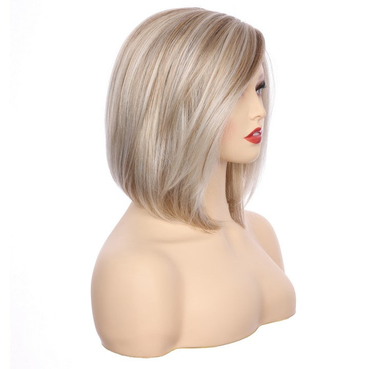 Straight Bob Synthetic Wig-Ombre Color