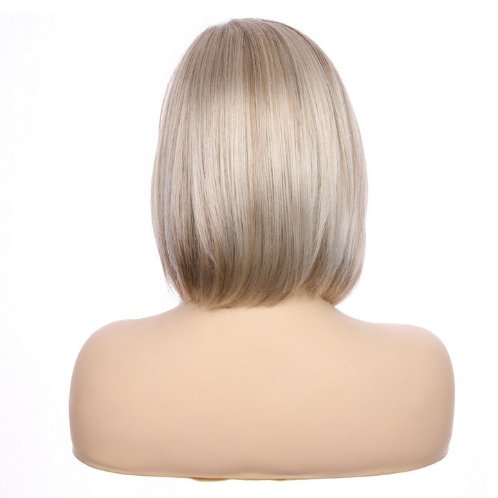 Straight Bob Synthetic Wig-Ombre Color