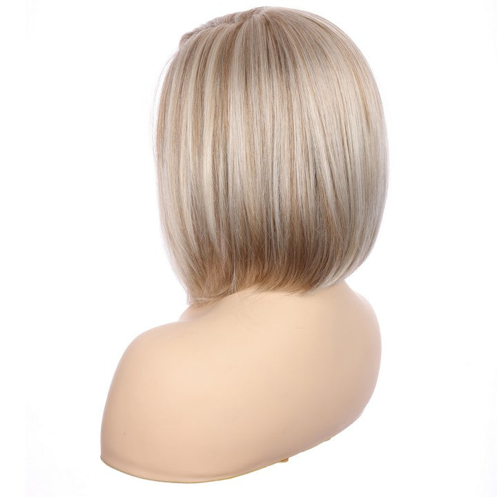 Straight Bob Synthetic Wig-Ombre Color