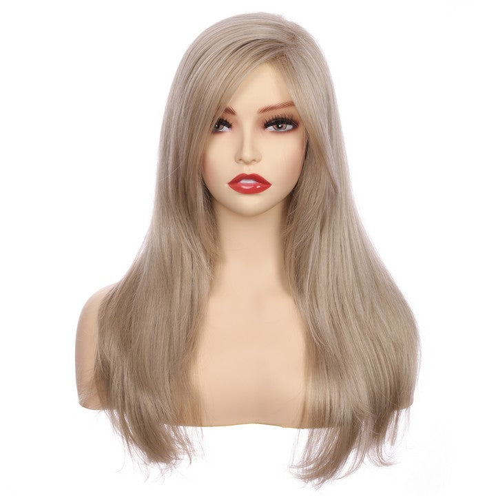 Straight Synthetic Wig-Light Brown