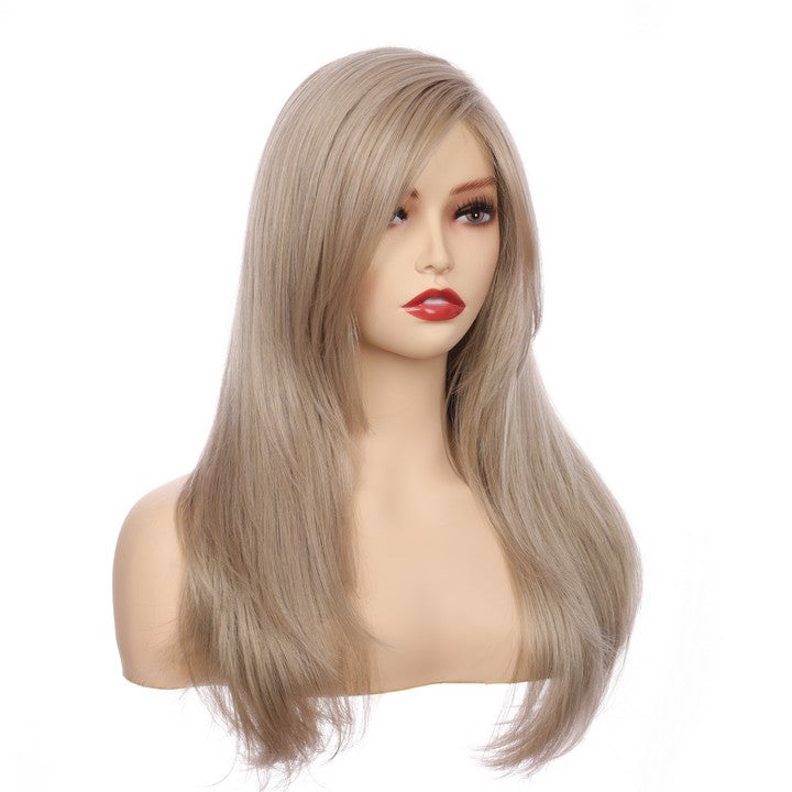 Straight Synthetic Wig-Light Brown