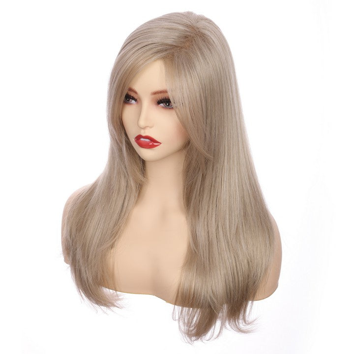 Straight Synthetic Wig-Light Brown