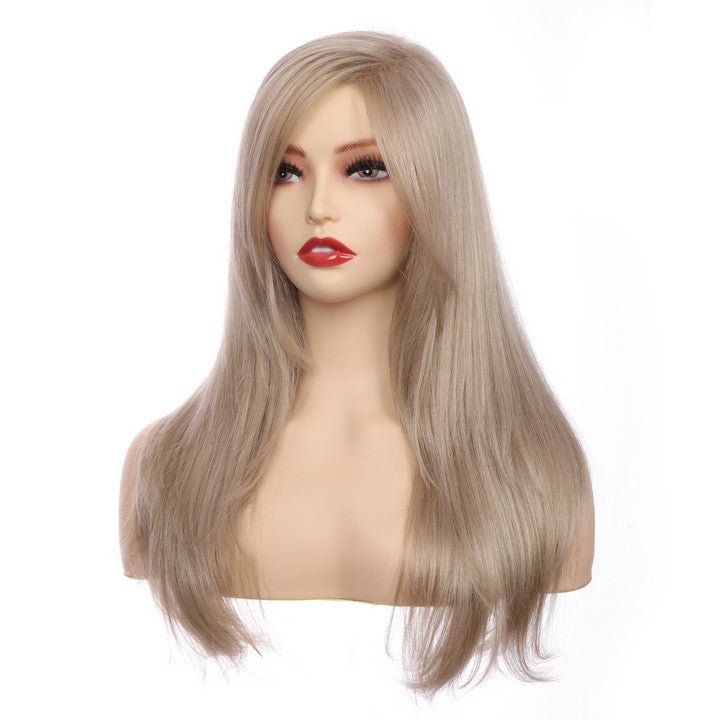 Straight Synthetic Wig-Light Brown